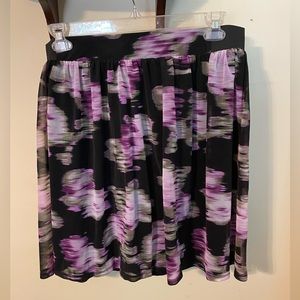 INC Woman Purple Lined Skirt EUC